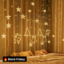 Cortina de Luzes LED Natalinas – Encanto e Magia em Sua Casa