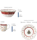 Kit Jantar Natalino Tradicional – 6 Peças