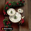 Kit Árvore de Natal Dourado – 4 Peças