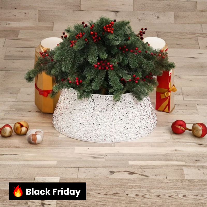 Saia De Árvore Natal De Lantejoulas Brilhantes 45x70cm