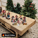 PRESÉPIO DE TECIDO LUXO 11 PÇS