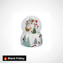 Família de bonecos de neve Bonecos de neve Globo de neve