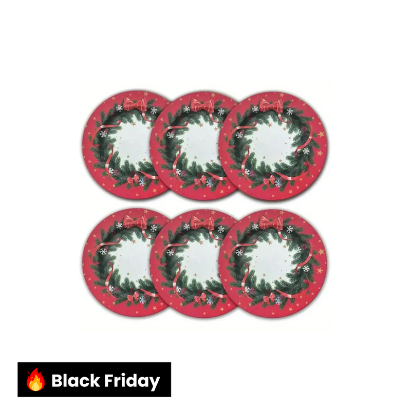 Kit Pratos Natalinos – 6 Peças