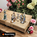 PRESÉPIO DE RESINA LUXO 11 PÇS