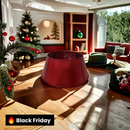 Saia Decorativa Natalina em Metal 70x60x25cm