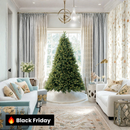 Árvore Realeza com 1200 LEDs Brancos e Coloridos