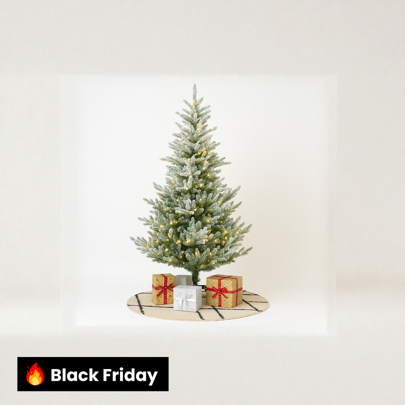 Árvore de Natal Nevada 2,10m de Altura - 1.286 Galhos - com luzes LED