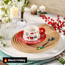 Kit Caneca Casal Natalino com Colher – 2 Peças