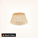 Saia De Árvore Natal Rigida Fibra Cru 22x45x45cm