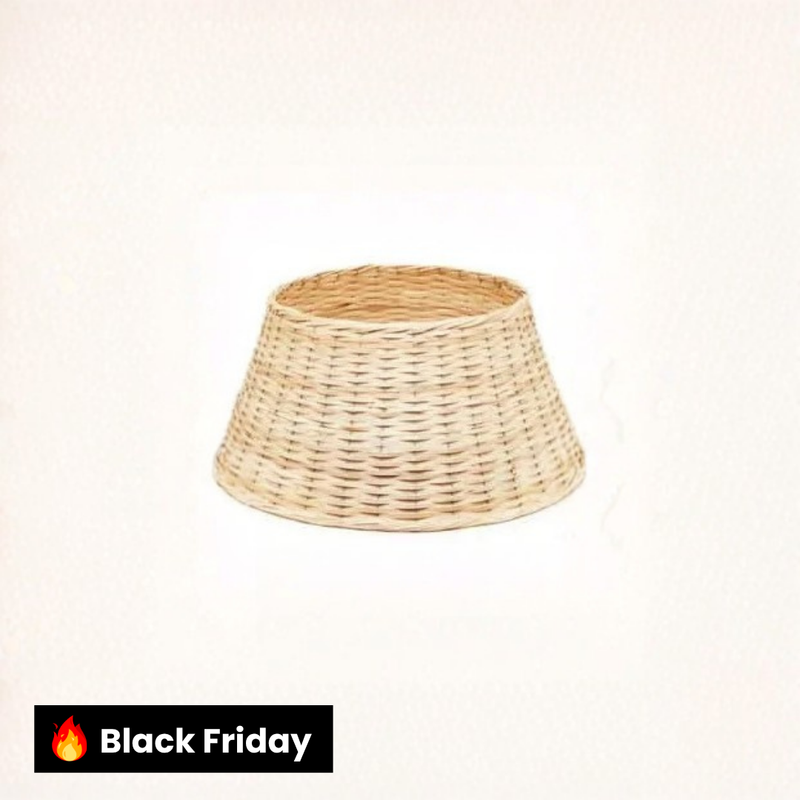 Saia De Árvore Natal Rigida Fibra Cru 22x45x45cm