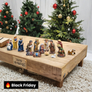 PRESÉPIO DE RESINA INFANTIL LUXO 11 PÇS