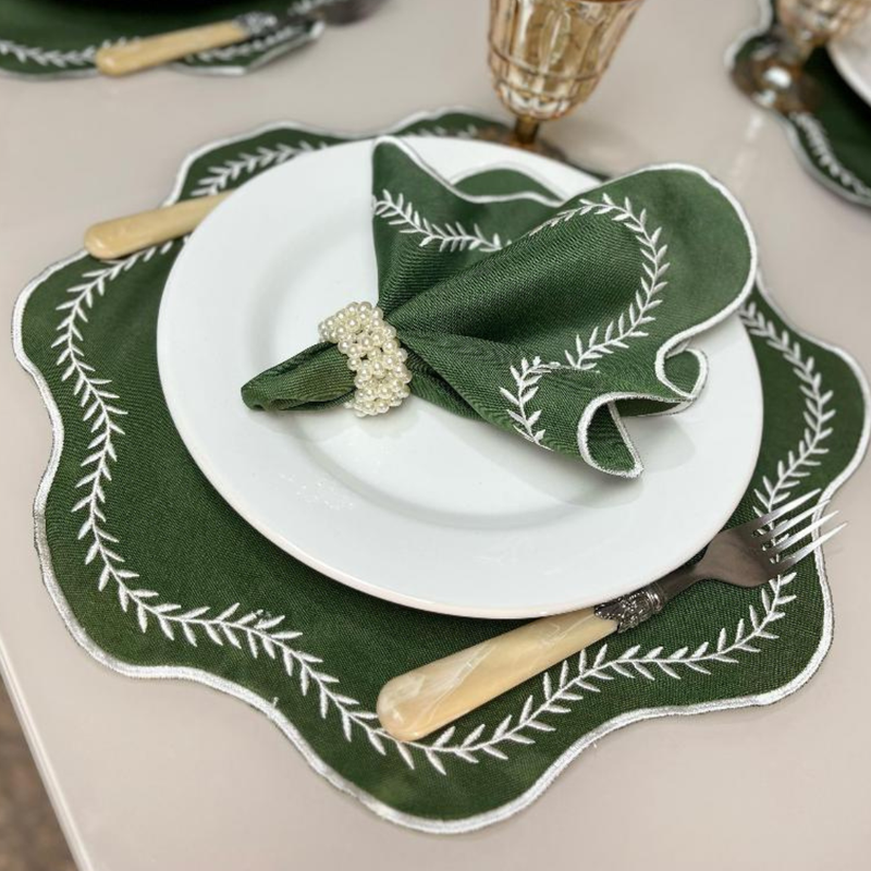 Kit Travessa com Colher Árvore de Natal – 2 Peças