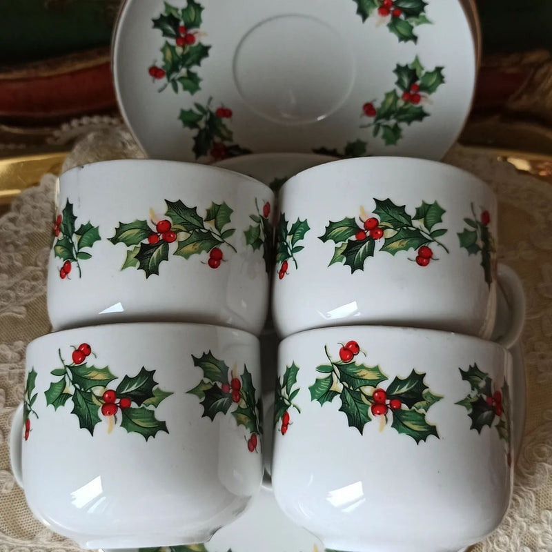 Kit Porcelana Natalina Família – 12 Peças