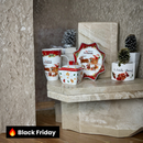 Kit Porcelana Natalina Mini – 3 Peças