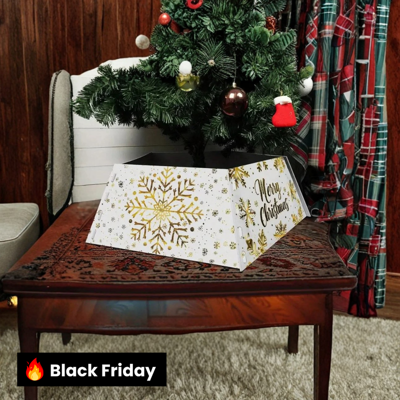 Saia Árvore de Natal Base PVC Encaixe 55x42x25cm