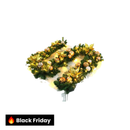 Festão de Natal com Kit led, bolas, enfeites