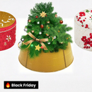 Saia Árvore de Natal Base de Metal de 60x42cm