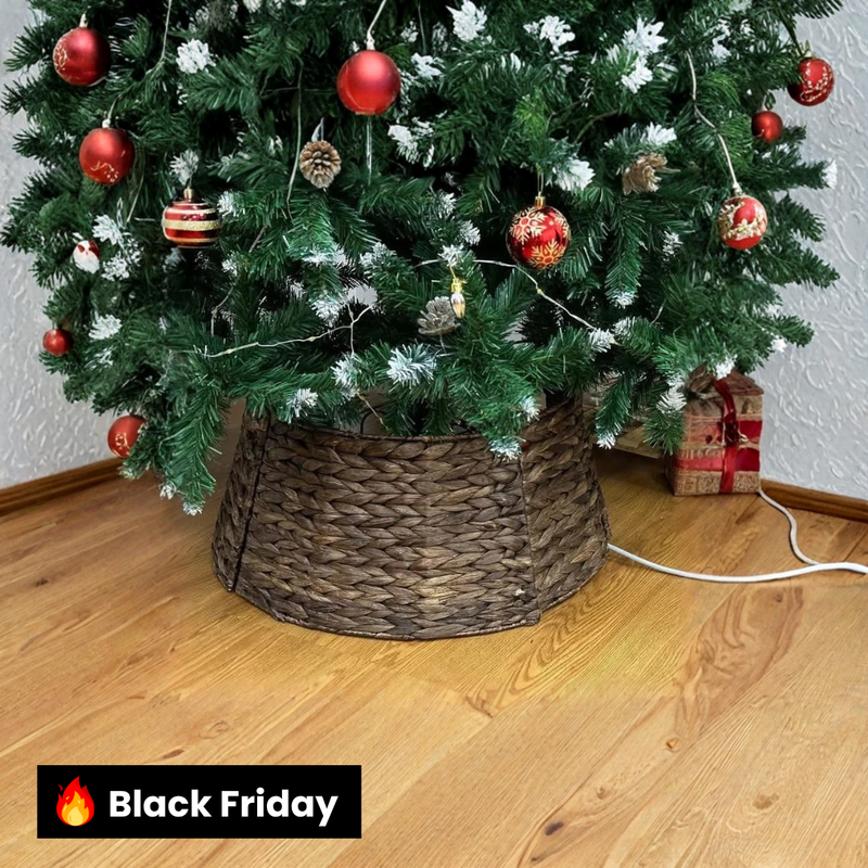 Saia Árvore de Natal Vintage 60x40x25cm