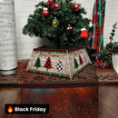 Saia Árvore de Natal Base PVC Encaixe 55x42x25cm