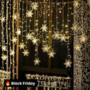 Cortina de Luzes LED Floco de Neve – Magia Natalina em Cada Detalhe