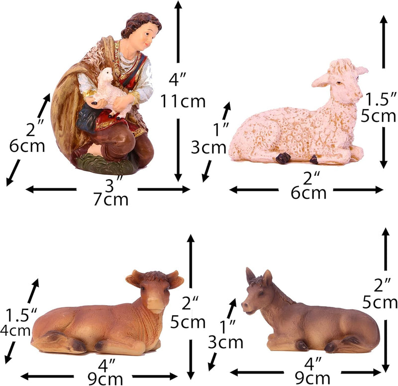 Presépio Tradicional Sagrada Família – 11 Peças (21 -32 cm)