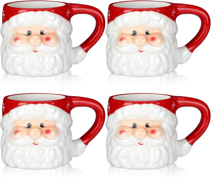 Kit Canecas Vintage Papai Noel – 2 Peças