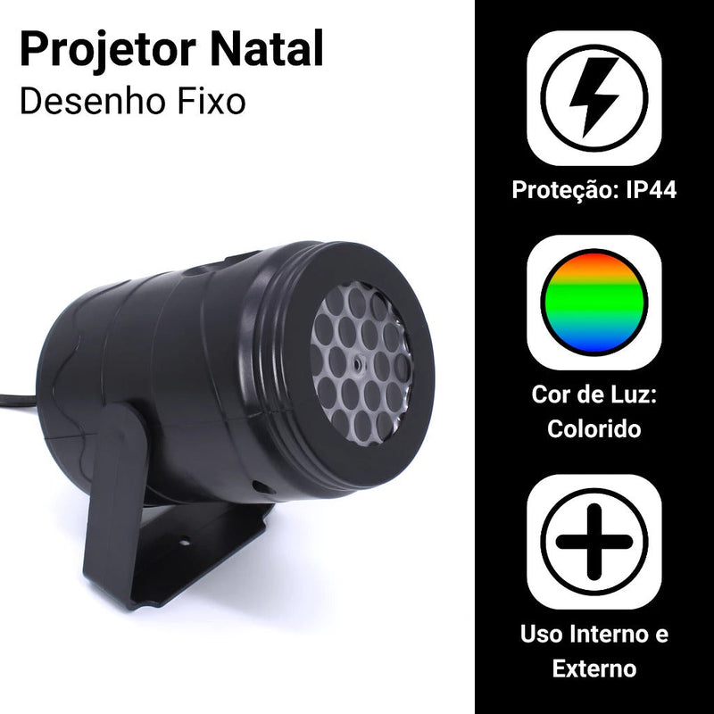 Projetor Natalino Mágico + Brinde