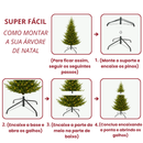 Pinheiro de Natal 900 Galhos [ + LED DE BRINDE ]