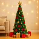 Árvore de Natal Retrátil - Estica e Encolhe