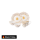 Kit Jantar Natalino Dourado – 6 Peças