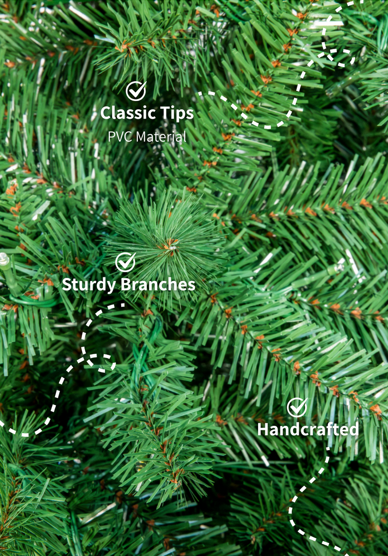 Árvore Majestade Verde sem Luzes