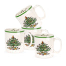 Kit Canecas Porcelanato Árvore de Natal – 4 Peças