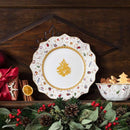 Kit Jantar Natalino Dourado – 6 Peças