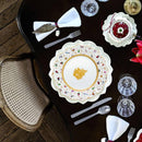 Kit Jantar Natalino Dourado – 6 Peças