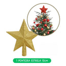 Kit 56 Enfeites Decoração Árvore De Natal Pendentes Bolinhas Pisca