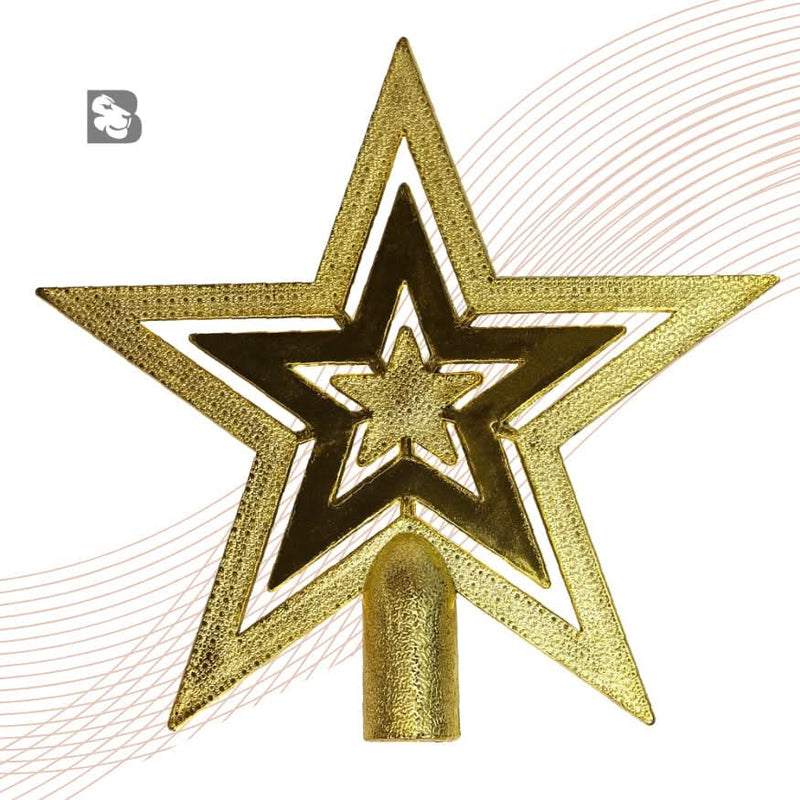 Kit 44 Enfeites Para Árvore de Natal Estrela Bolas Festão Cordão Pérolas Decoração Natalina