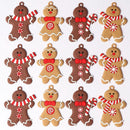 Decoração de árvore de Natal Pingente Gingerbread Man 25 Peças