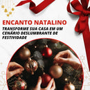 Kit 30 Bolinhas de Natal Decorações 8/6 Cm Conjunto 30 Bolas Coloridas