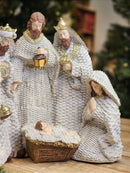 PRESÉPIO EM RESINA BRANCO