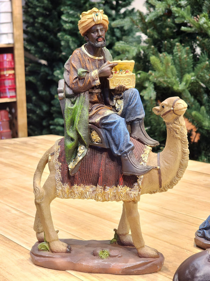 PRESÉPIO EM RESINA 11 PÇS  LUXO