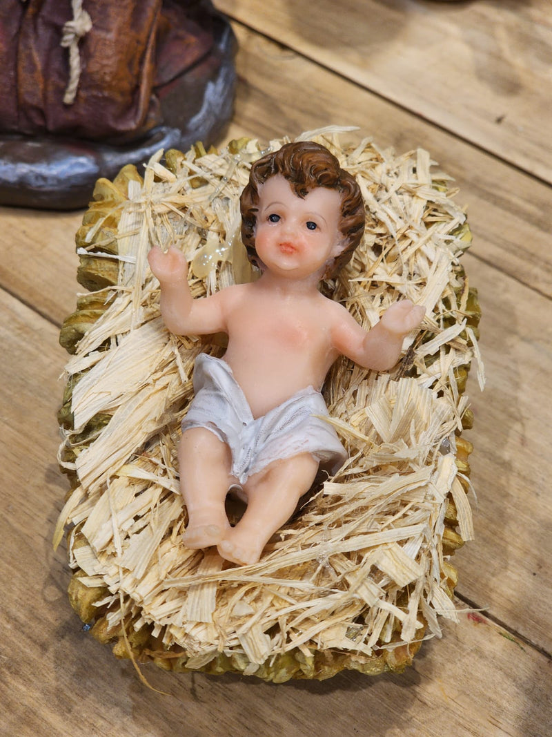 PRESÉPIO DE RESINA LUXO 11 PÇS