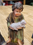 PRESÉPIO DE RESINA INFANTIL LUXO 11 PÇS