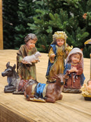 PRESÉPIO DE RESINA INFANTIL LUXO 11 PÇS