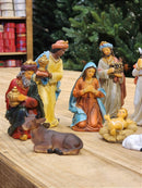 PRESÉPIO DE RESINA LUXO 11 PÇS